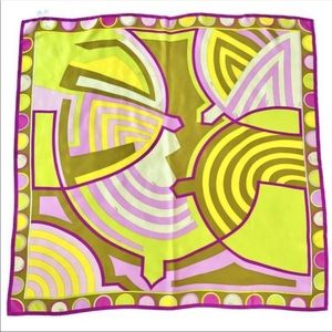Emilio Pucci Silk Twill Scarf 35” Square